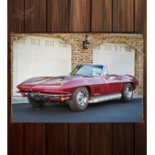 Металлическая табличка Corvette Sting Ray 427 RPO L71 Convertible 